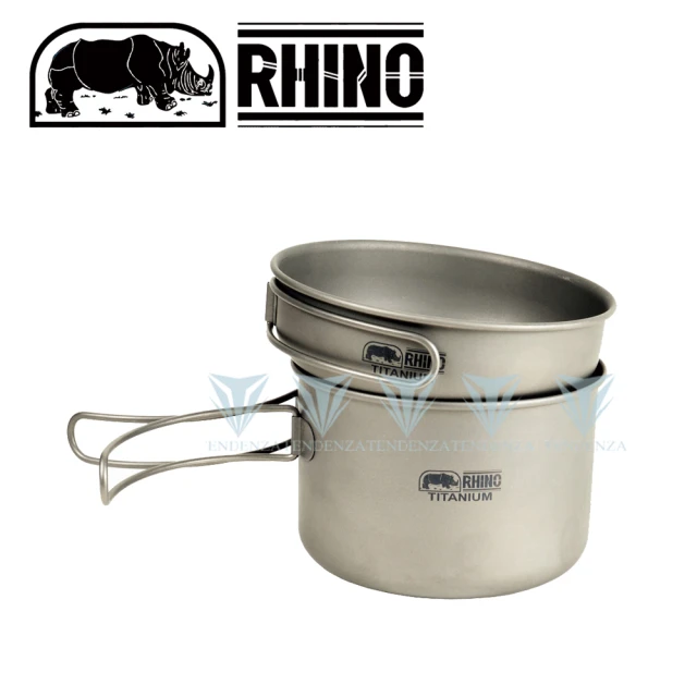 RHINO 犀牛 超輕鈦合金套鍋 850ml(餐具組/露營/登山/野炊/休閒活動/戶外)