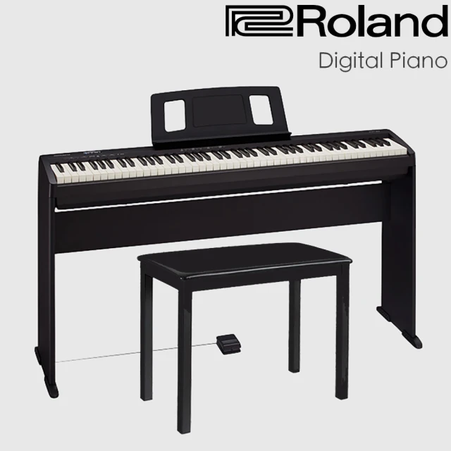 ROLAND 樂蘭 88鍵輕便型數位鋼琴 / 黑色套裝組 / 公司貨保固(FP-10)