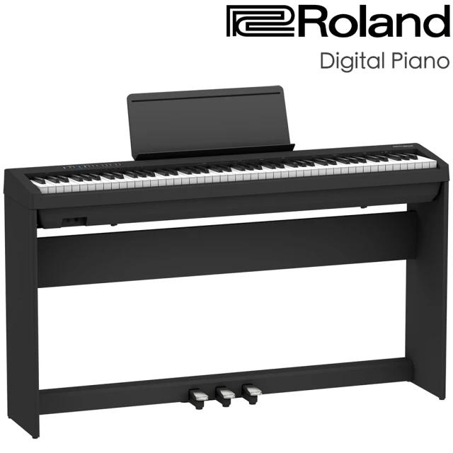 ROLAND 樂蘭 便攜式88鍵數位鋼琴 / 黑色套裝組 / 公司貨保固(FP-30X)