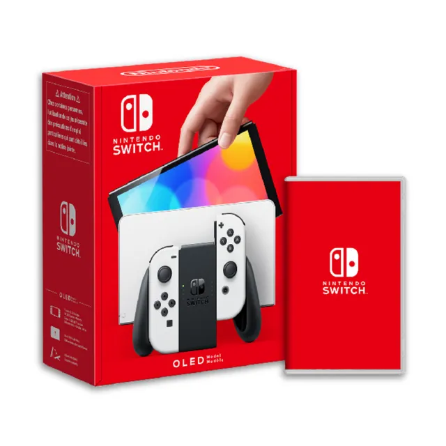 Nintendo 任天堂】Switch OLED主機+ 精選遊戲多選一(台灣公司貨