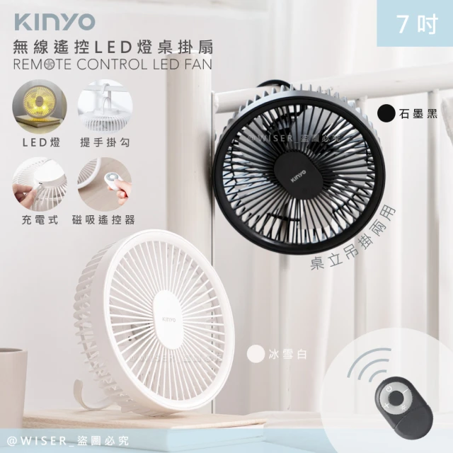 KINYO 12吋充電風扇(電扇 電風扇 充電風扇 涼風扇 