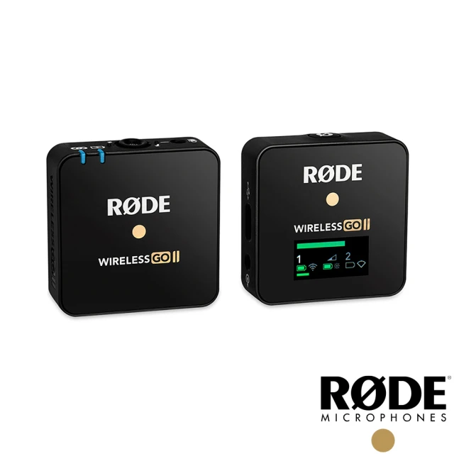 RODE Wireless GO II Single 微型無線麥克風 二代 黑色(RDWIGOIISINGLE)