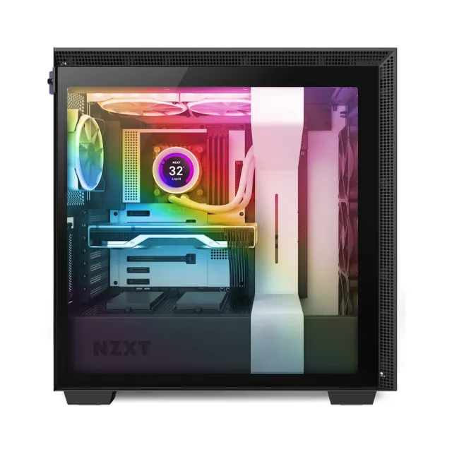 NZXT 恩傑】Kraken Z63 RGB 液晶水冷280mm一體式水冷散熱器-白色(RL