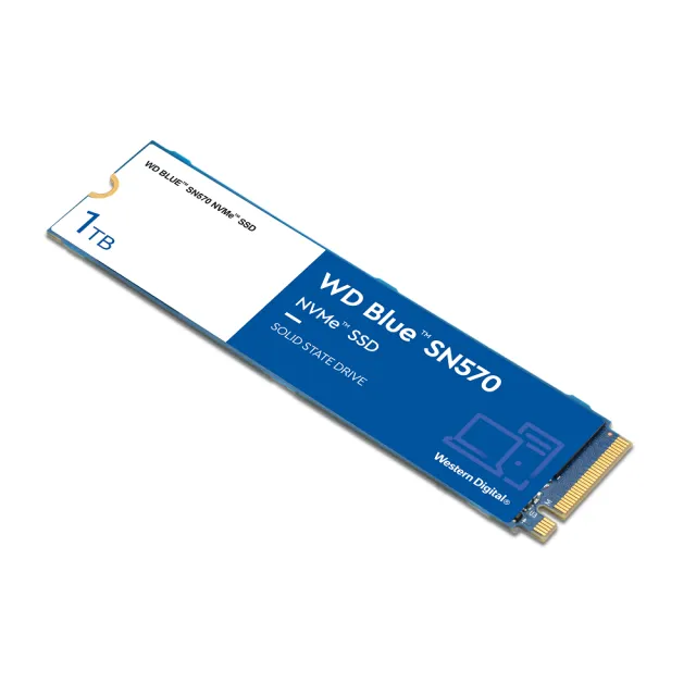 WD 威騰】藍標SN570 1TB NVMe M.2 PCIe SSD(讀：3500M/寫：3000M