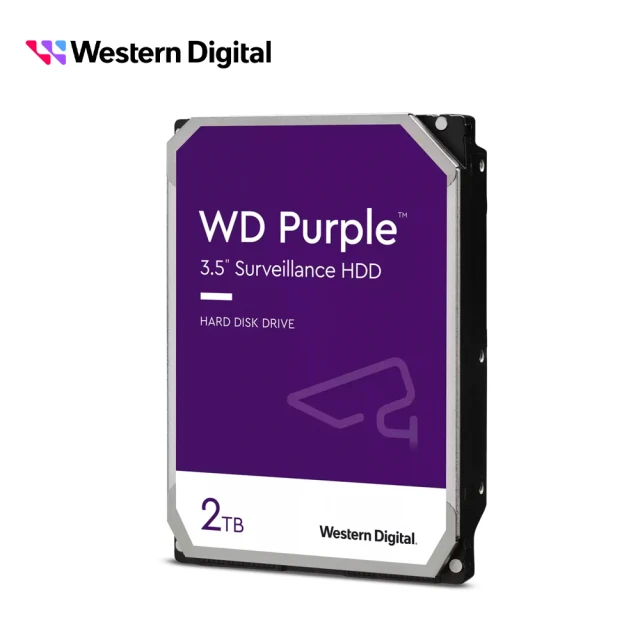 WD 威騰 WD23PURZ 紫標 2TB 3.5吋監控系統硬碟