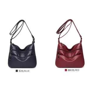 【VERTEX】100%頭層牛皮大容量側背包-B