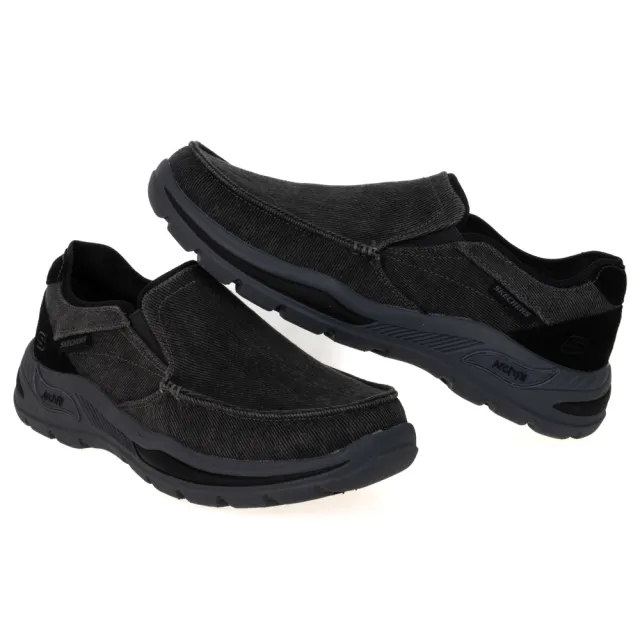 SKECHERS】男鞋休閒系列ARCH FIT MOTLEY(204415BLK) - momo購物網