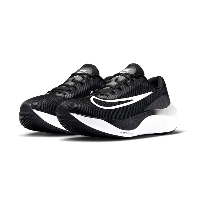 NIKE 耐吉】Zoom Fly 5 男鞋黑色路跑馬拉松競速休閒運動慢跑鞋DM8968