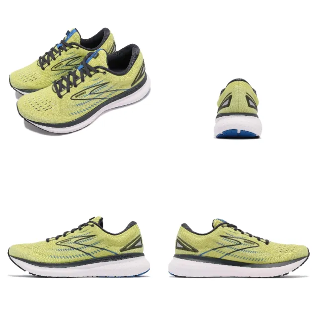 BROOKS 慢跑鞋 Glycerin 19 運動休閒 男鞋 甘油系列 平穩型 極致柔軟避震 黃 灰(1103561D734)