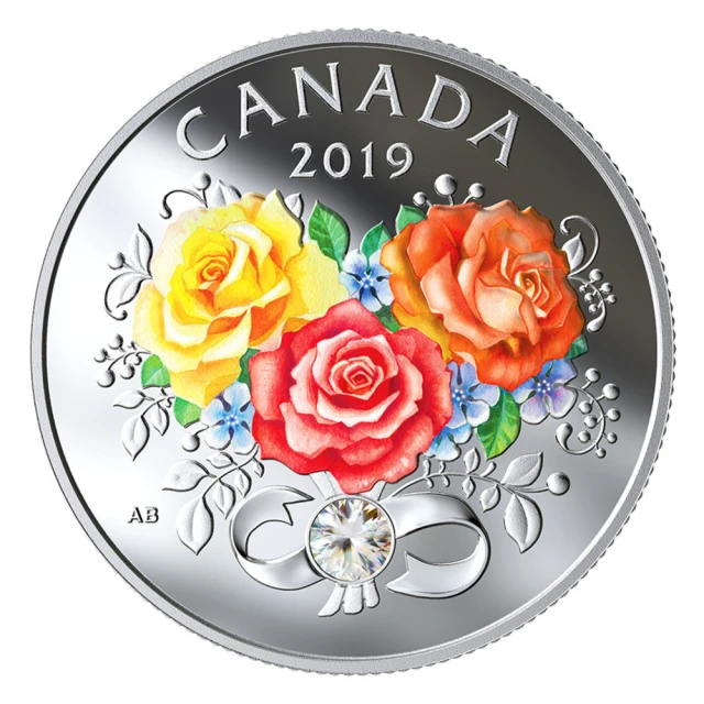 臺灣金拓 白銀銀幣2019 加拿大愛的慶典精鑄銀幣
