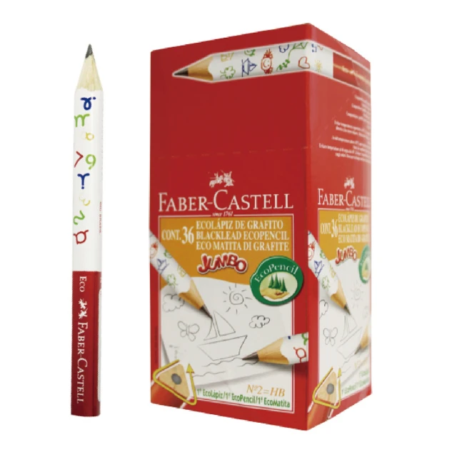 Faber-Castell 輝柏 3/4學齡大三角鉛筆 36入 / 盒 1205JE