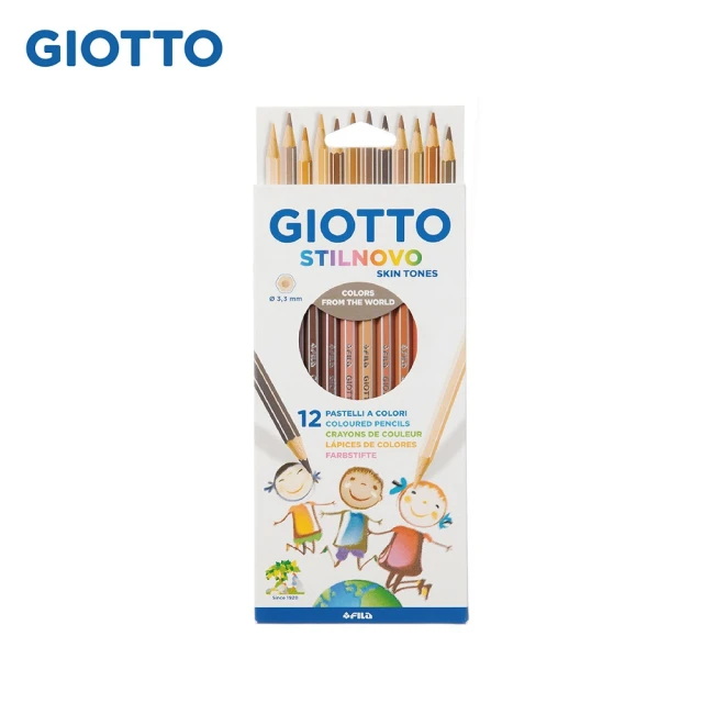 義大利GIOTTO STILNOVO 膚色彩色鉛筆12色