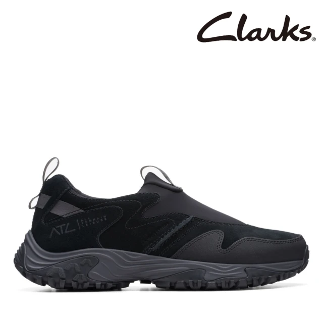 ClarksClarks 男鞋ATL Walk Step WP防潑水異材質拼接休閒徒步鞋便鞋(CLM73693C)