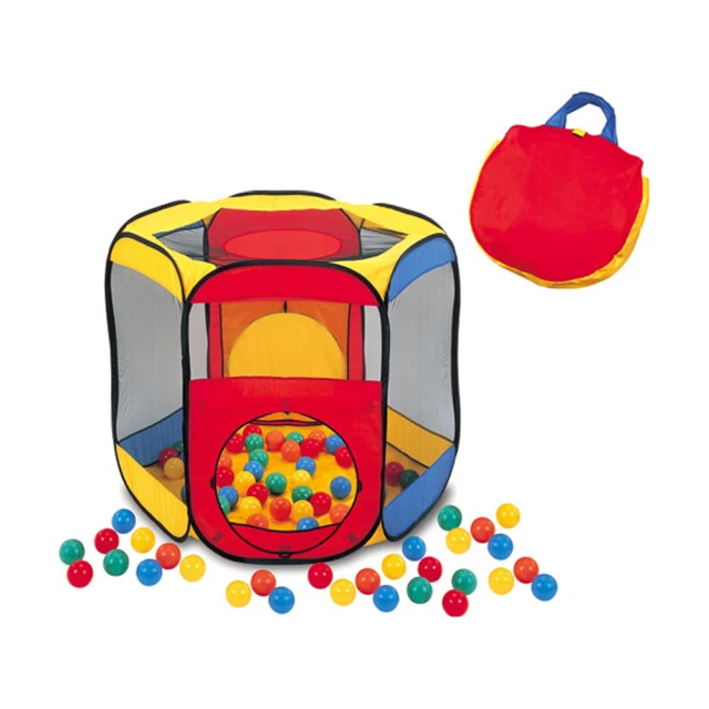 NUNUKIDS 寶可夢球池帳篷二合一遊戲屋 + 珍珠色彩球