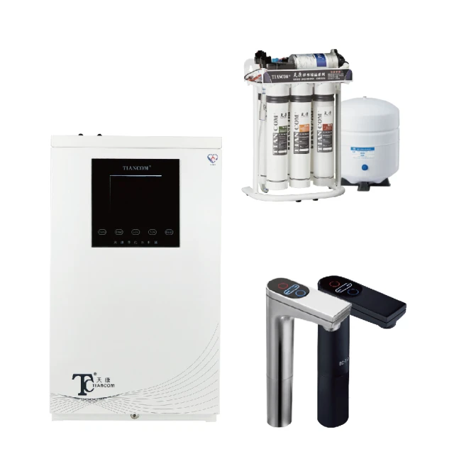 天康淨水 T8配SK-6廚下頂級雙溫觸控熱飲機(熱飲機、礦物淨水器、觸控)