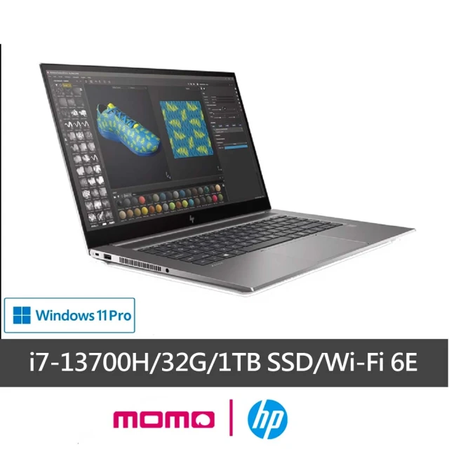 HP 惠普 16.0吋I7獨顯RTX筆電(ZBOOKSTUDIO G10/8G1N6PA/I7-13700H/16G*2/1T SSD/RTX4070-8G/W11P)