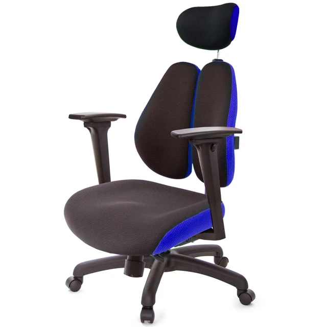 GXG 吉加吉GXG 吉加吉 記憶棉 DUO KING 3D升降扶手 雙背工學椅(TW-3008 EA9)