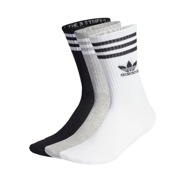 adidas 愛迪達adidas 愛迪達 基本款短襪 CREW SOCK 3STR 男女 - IL5023