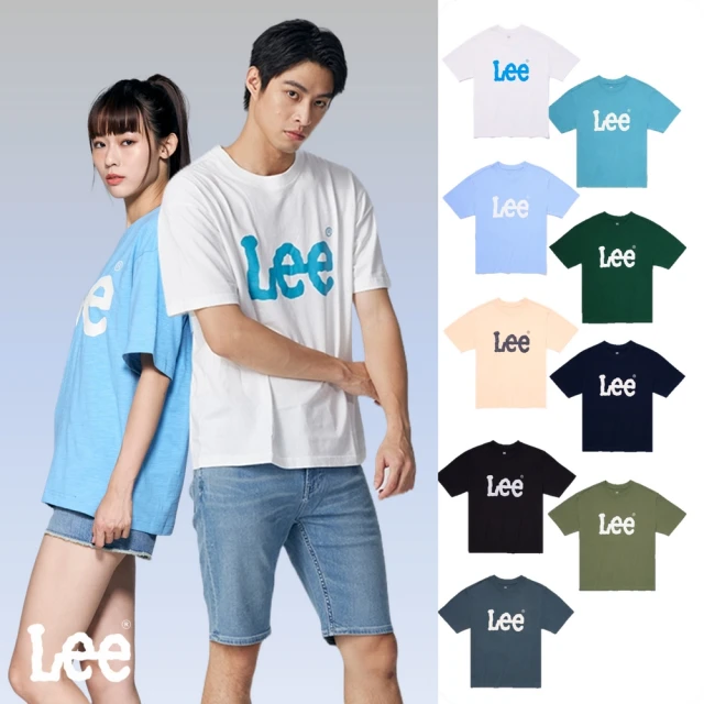 Lee 男裝 短袖T恤 / 經典大LOGO 共9色 寬鬆版型(LB302083)