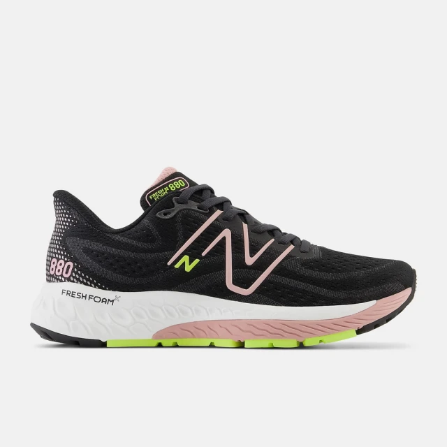 NEW BALANCE NB Fresh Foam 880 v13 運動鞋 慢跑鞋 女鞋 黑 粉 D楦(W880Y13)