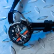 【BOMBERG】BOLT-68 系列 黑色XL復古賽車計時碼錶