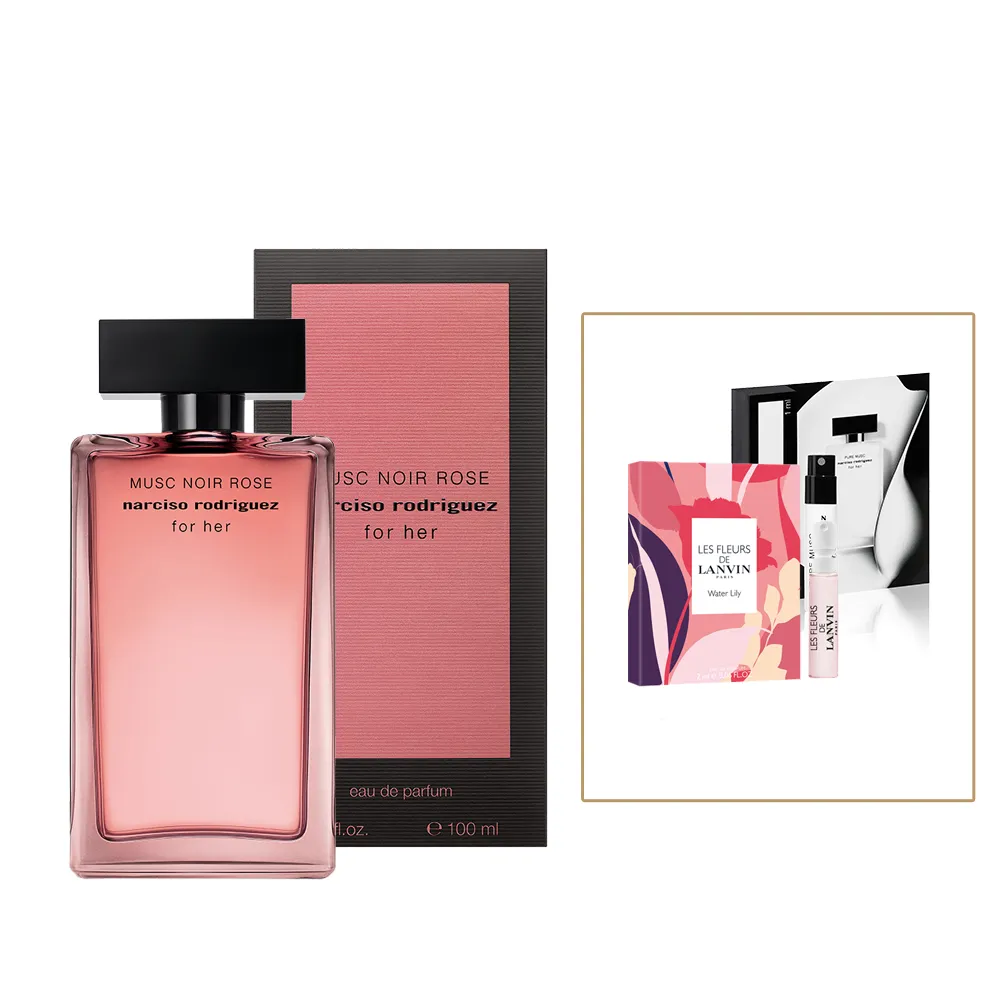 【NARCISO RODRIGUEZ】嫣紅繆思淡香精100ml(贈隨機針管2支.專櫃公司貨)