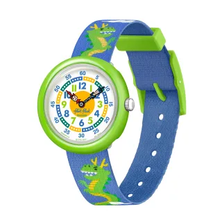 【Flik Flak】兒童錶 飛飛龍 生肖錶 DANCING DRAGON 手錶 瑞士錶 錶(31.85mm)