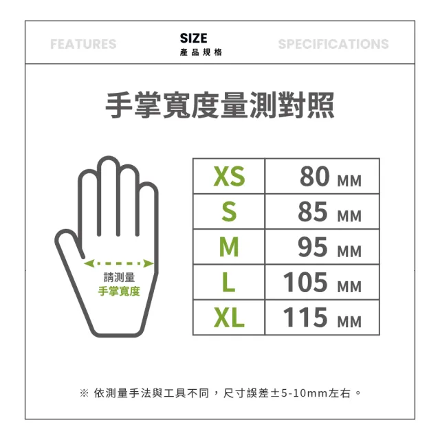 【BioCover保盾】無粉塑膠檢診手套-PVC手套-特小號XS-100隻/盒(手套、拋棄式、一次性)