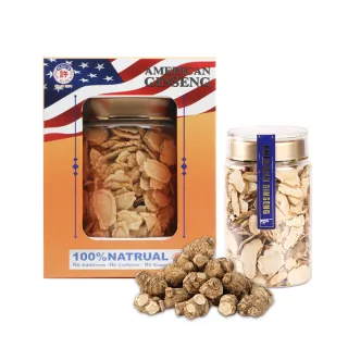 【美國許氏-限量品】頂級花旗參片+珍珠泡參雙享組*2套組(參片4兩*2+珍珠泡參1兩*2包)