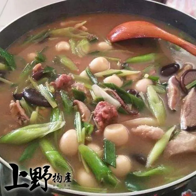 【上野物產】9包 魷魚螺肉蒜湯(1000g±10%/包9包)