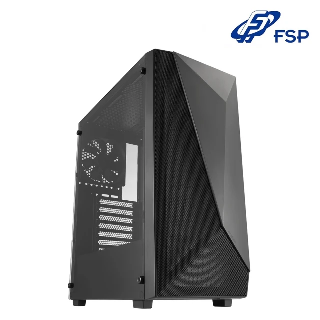 【FSP 全漢】CMT195B ATX 電腦機殼(黑色)