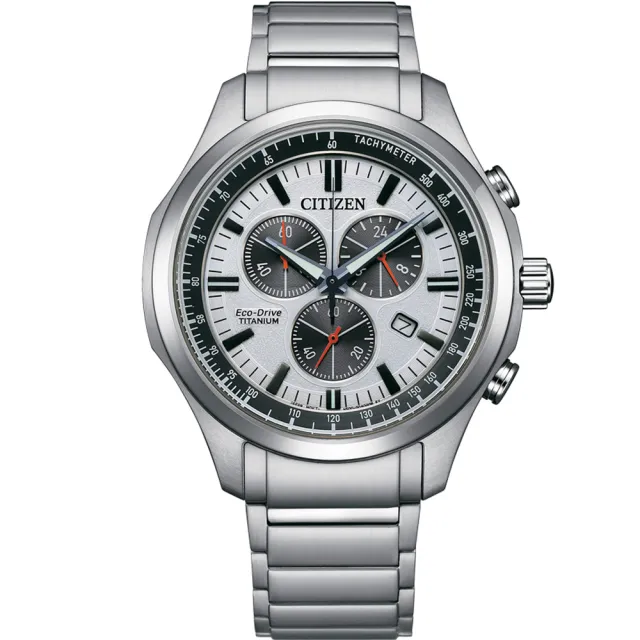 【CITIZEN 星辰】GENTS系列 光動能 鈦金屬計時腕錶-43mm(AT2530-85A) 中秋 送禮自用