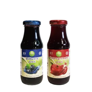 【天廚】100%石榴汁/藍莓汁200ml/20瓶/箱(NFC非濃縮還原果汁)
