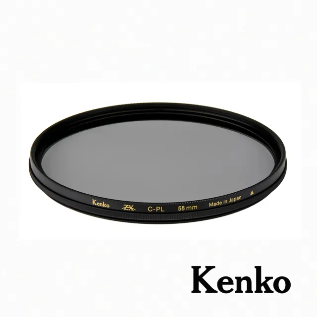 【Kenko】58mm ZX C-PL 抗汙防撥水鍍膜偏光鏡(正成公司貨)