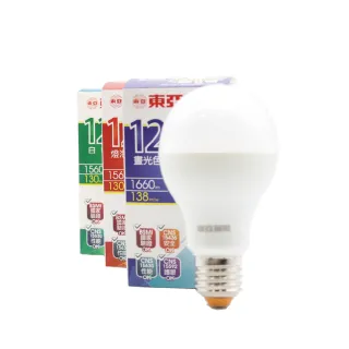 【東亞照明】8入組 LED燈泡 12W 白光 黃光 自然光 全電壓 E27 球泡燈