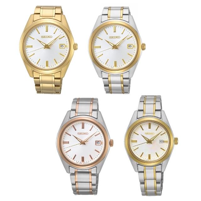【SEIKO 精工】CS系列經典藍寶石大三針男女鋼帶錶款(40mm/30mm 多款可選)父親節 禮物 推薦