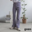 【gozo】minus g-限量系列 彈性修身牛仔小喇叭褲(三色)