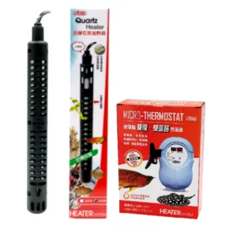【ISTA 伊士達】微電腦雙顯 雙迴路控溫器1000W+防爆石英加熱管450W(魚缸溫度控制 I-630自動斷電系統)