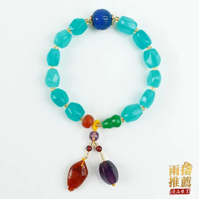 【雨揚】雙11 天河石蓮花手鍊-流蘇隨機