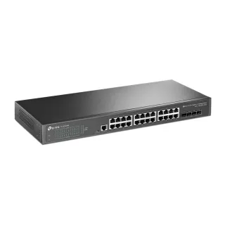 【TP-Link】TL-SG3428X 24埠 10Mbps/100Mbps/1Gbps RJ45 Gigabit L2 管理型交換器(4 10GE SFP+ 插槽)