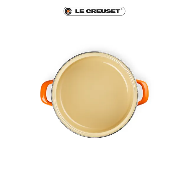 【Le Creuset】琺瑯便利湯鍋20cm(火焰橘)