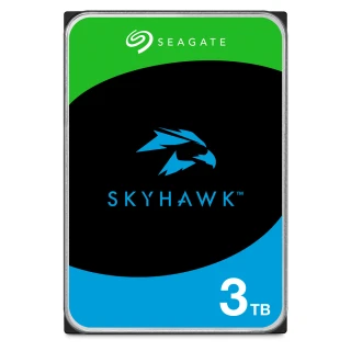 【SEAGATE 希捷】SkyHawk 3TB 3.5吋 5400轉 256MB 監控 內接硬碟(ST3000VX015)