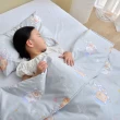 【Fancy Belle】兒童純棉防蹣抗菌兩用被枕頭2件組3.5x4.5尺-夢遊星空-灰色