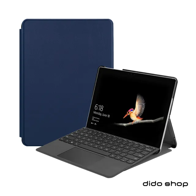 【Didoshop】Surface Go 帶筆槽平板保護套(PA205)