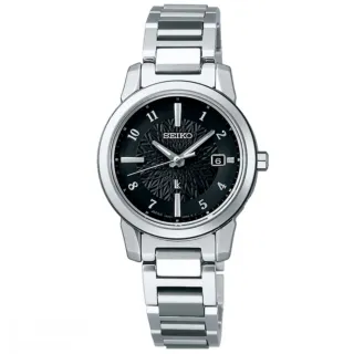 【SEIKO 精工】Lukia系列 萬年曆 鈦金屬 太陽能電波腕錶 禮物 送禮 推薦(SSQV081J/1B35-0AN0D)