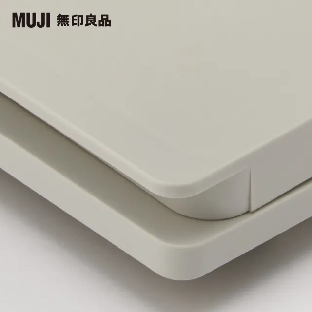 【MUJI 無印良品】PP上蓋可選式垃圾桶/小/20L袋用/縱開式