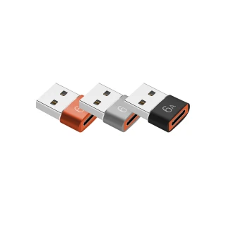 【DoLiYa】6A快充USB3.0轉Type-C 轉接頭(手機/電腦/轉接充電、傳輸、耳機)