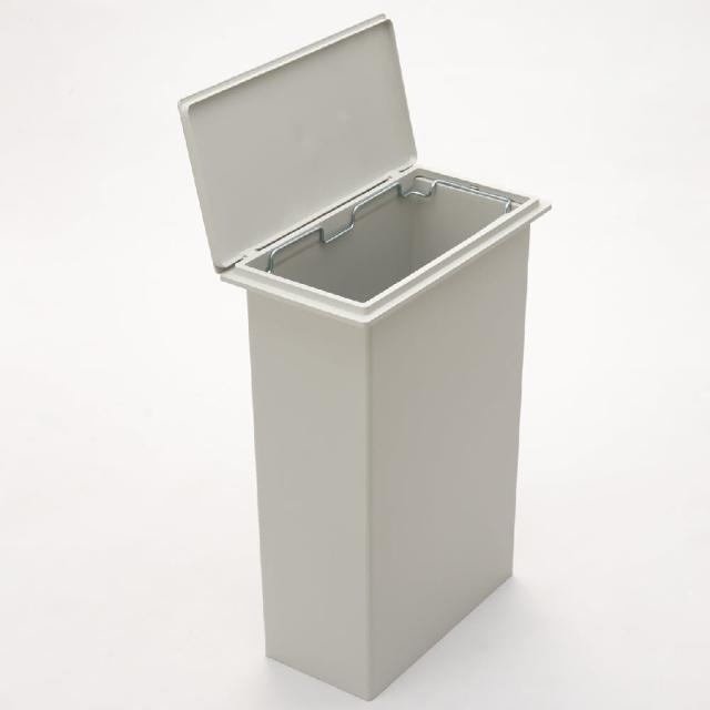 【MUJI 無印良品】PP上蓋可選式垃圾桶/大/30L袋用/橫開式