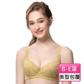 【Swear 思薇爾】花思系列B-E罩蕾絲包覆女內衣(松香黃)_出清品