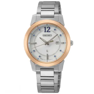 【SEIKO 精工】限量 Lukia系列 綻放 太陽能腕錶 母親節 禮物 推薦(SUT414J1/V137-0DL0K)